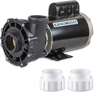 SPA Pump, 4HP Hot Tub Pump - 2 Speed LX SPA Pump Motor 220-240V, 2" Port, 56 Frame (Model: 56WUA400-II)
