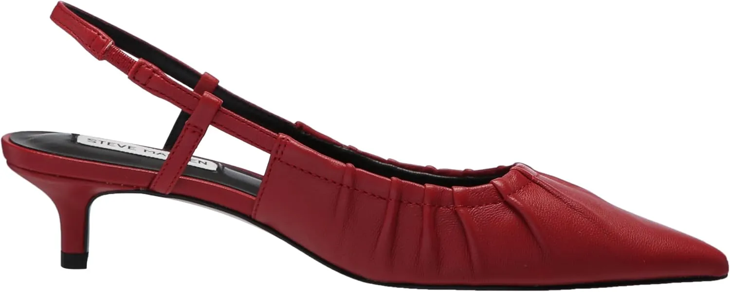 Steve Madden Women's Syrie Pump, Berry, 4