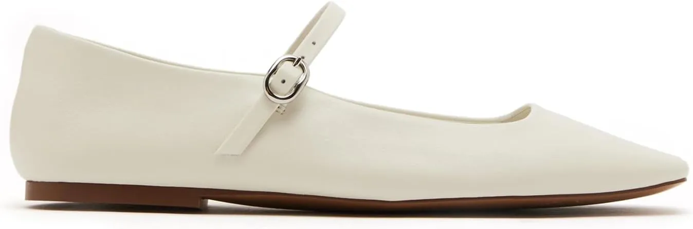 Suede Leather Ballet Flats Shoes for Women Cute Square Toe Slip On Mary Jane Flats Comfy Ballerina Flat Shoes Causal Daily Shoes with Strap