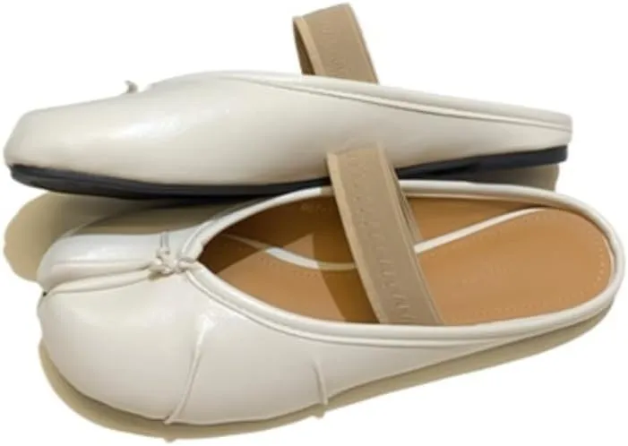 Tabi Shoes Mule Flats Split Toe Ballet Sandals Non Slip Breathable Cute Emo Y2K Kawaii Fashion Trendy Elegant Dressy Pumps Office Business Spring Summer Fall Outdoors Gifts for Daughter Back to School