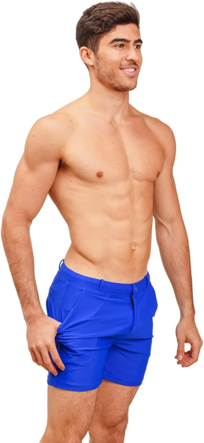 Taddlee Swimwear Men Swimsuits Square Cut Swimming Boxer Briefs Bikini Trunks