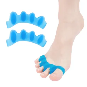 Toe Separators for Women and Men, Hammer Toe Straightener, Toe Spacers, Bunion Pads, Plantar Fasciitis, Overlapping Toes Corrector for Foot Health and Pain Relief