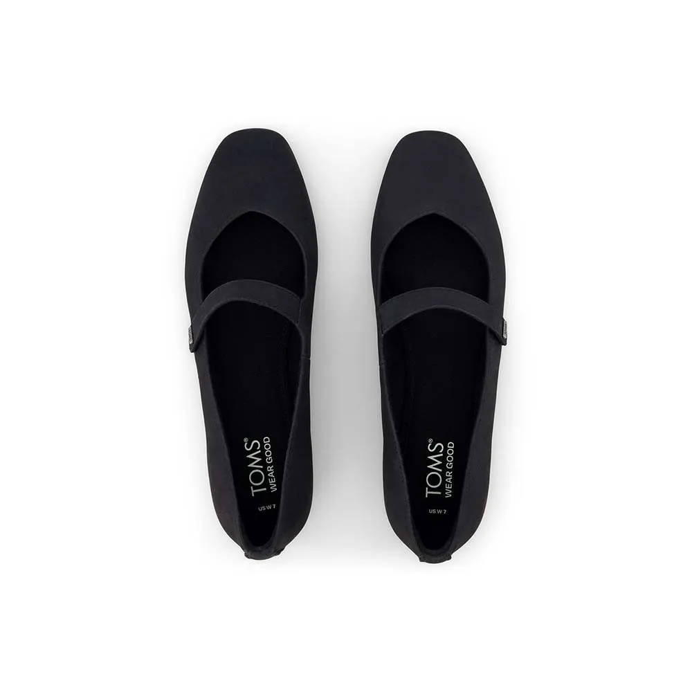 TOMS Women Bianca Flat - Leather Black