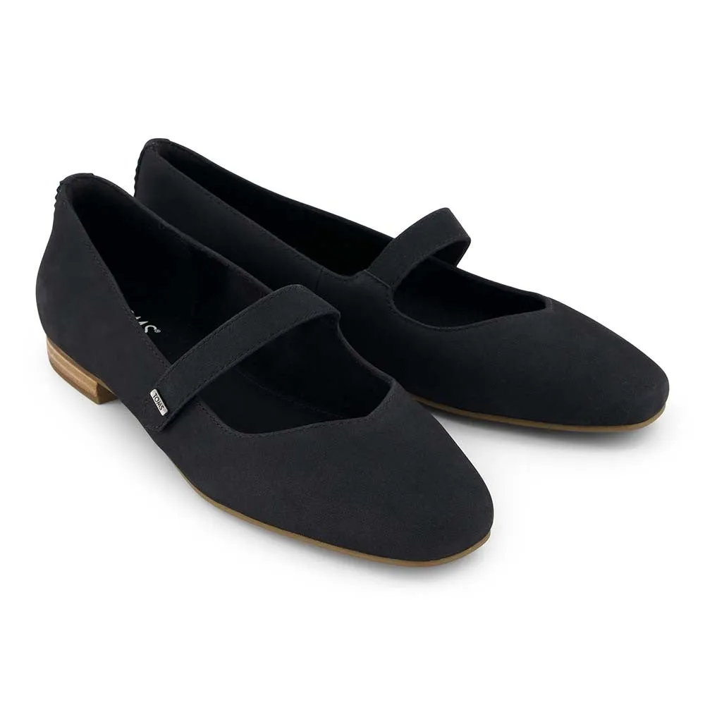 TOMS Women Bianca Flat - Leather Black