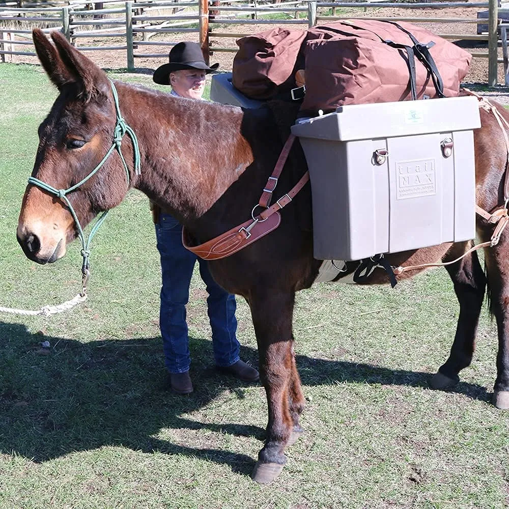 TrailMax H-Style Top Pack for Sawbuck or Decker Pack Saddle; Horse and Mule Packing; High Volume Pack Bag; Top Pack for Horse & Mule Packing; Heavy-Duty Nylon Top Pack