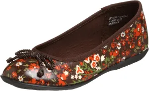 UNIONBAY Little Kid/Big Kid Crystal Flower-g Ballet Flat