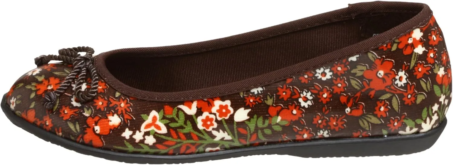 UNIONBAY Little Kid/Big Kid Crystal Flower-g Ballet Flat