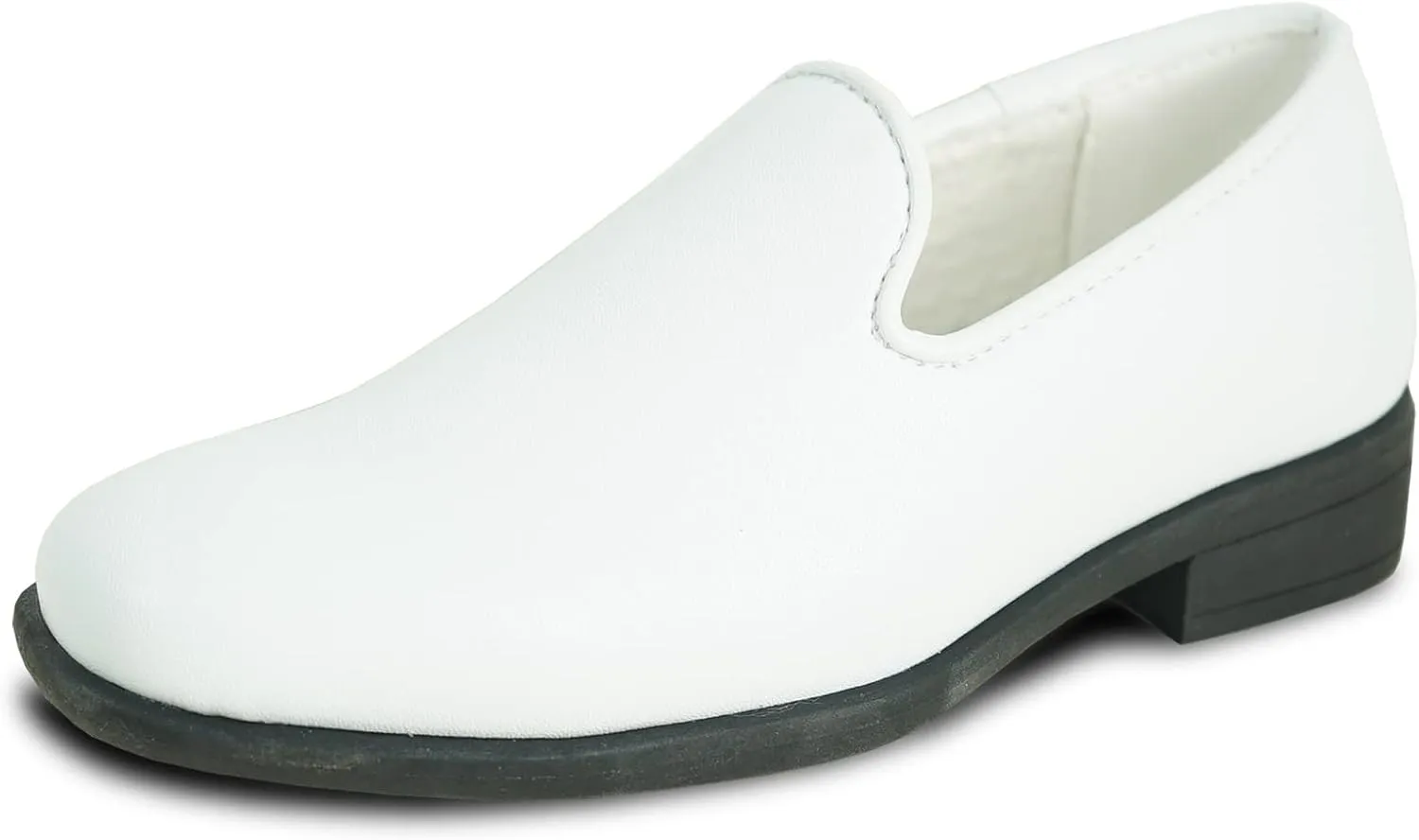 VANGELO Boy Dress Shoe Vallo Oxford Lace Up and Loafer Slip On Formal Tuxedo for Prom Wedding Ortholite Insole Size from Toddler to Big Kid