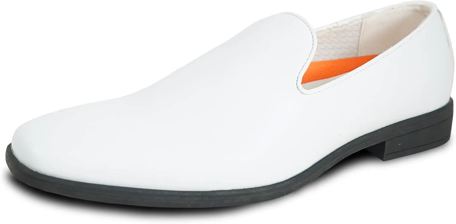VANGELO Men Dress Shoe Vallo-3 King-5 Loafer Slip-on Formal Tuxedo Prom Wedding Ortholite Insole Medium and Wide Width