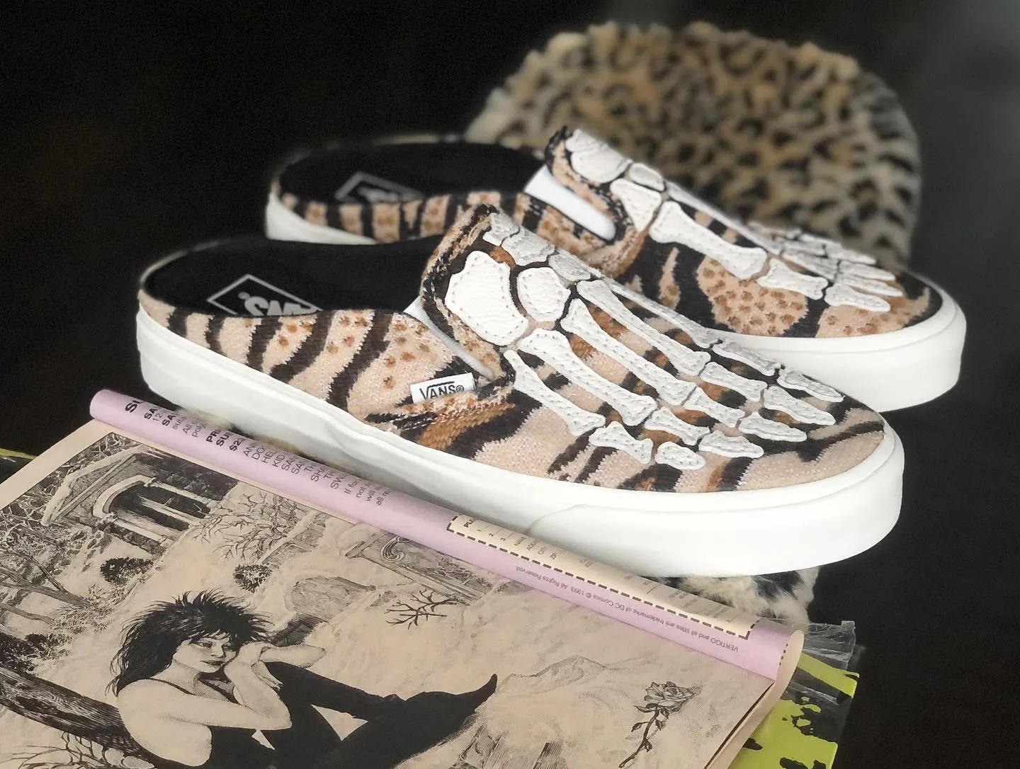 VANS Slip On Mule Hazy Bones Blanc De Blanc (LF)