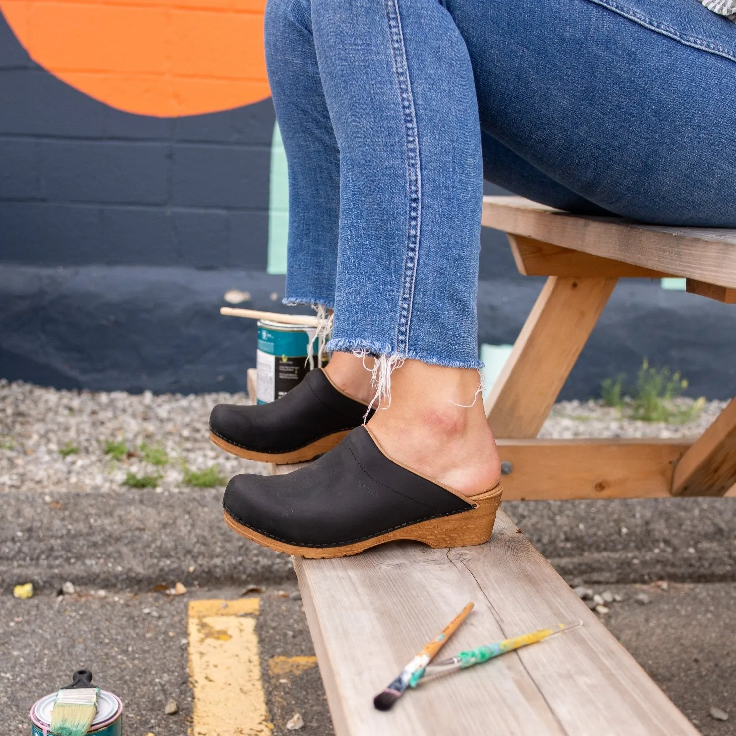 Vegan Ellis Women's Clog in Black