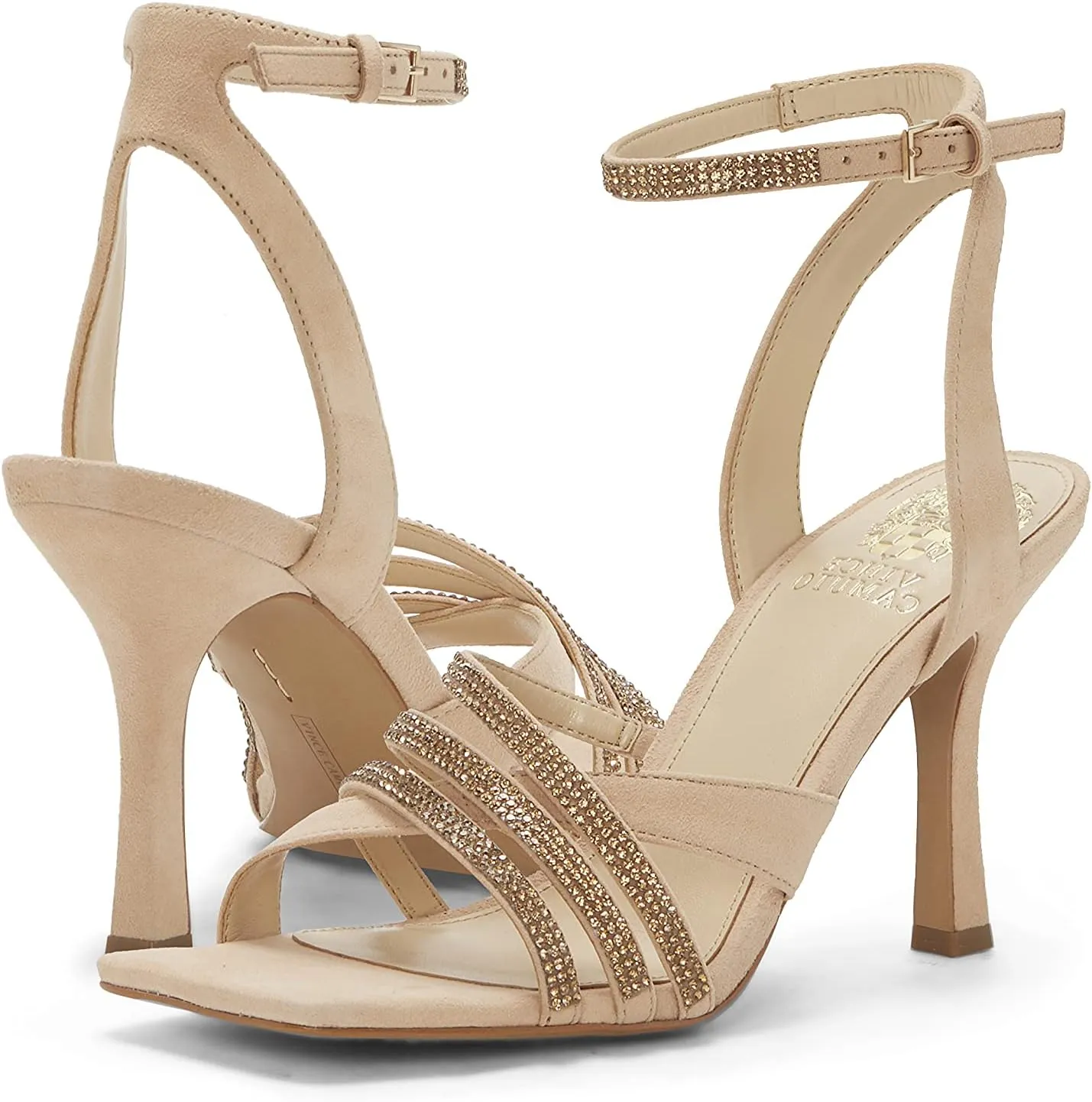 Vince Camuto Women's Footwear Brevern Ankle Strap Sandal Heeled