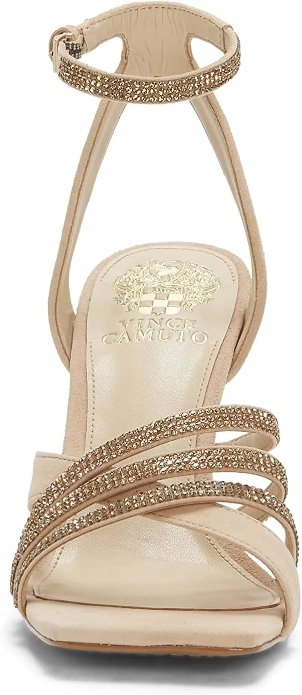 Vince Camuto Women's Footwear Brevern Ankle Strap Sandal Heeled