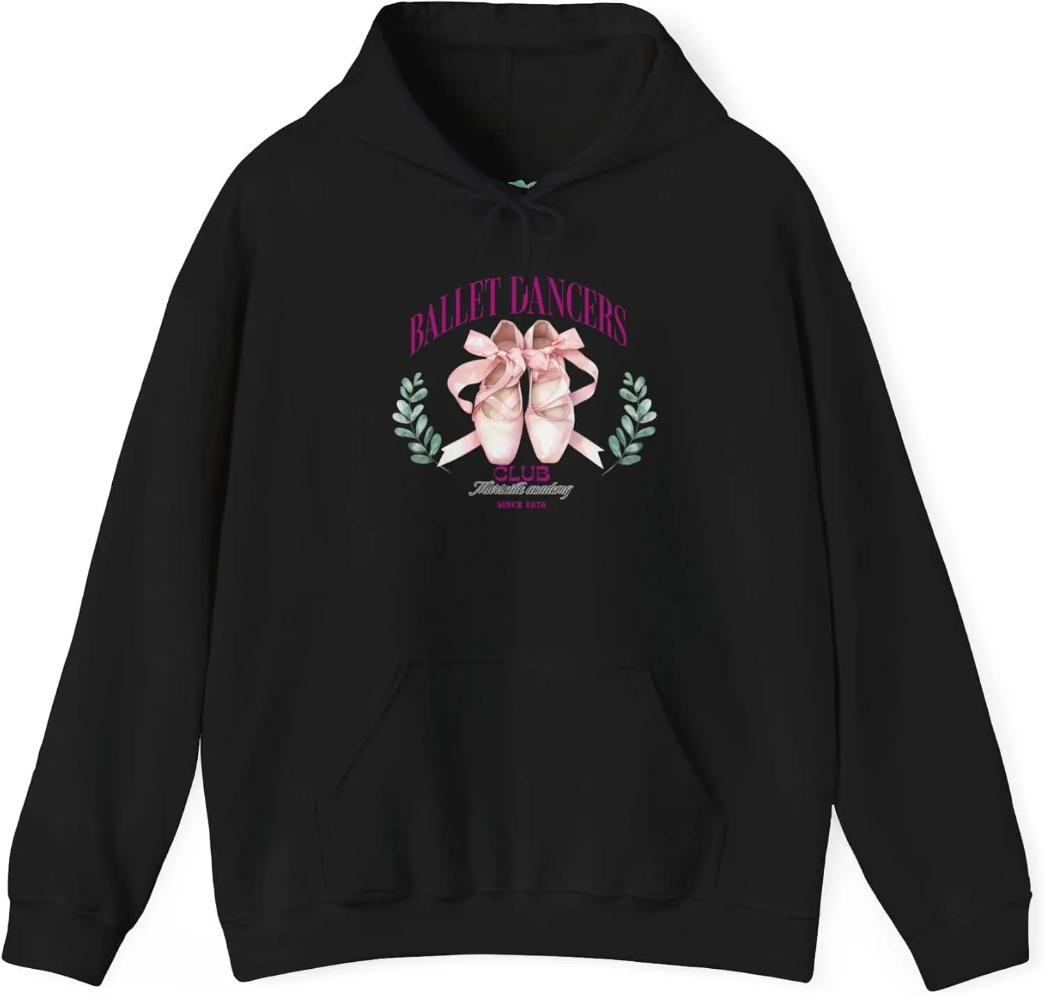 Vintage Marseille Ballet dancers Academy Hoodie, Chic, beautiful and exclusive. Ballet Lovers Gift.