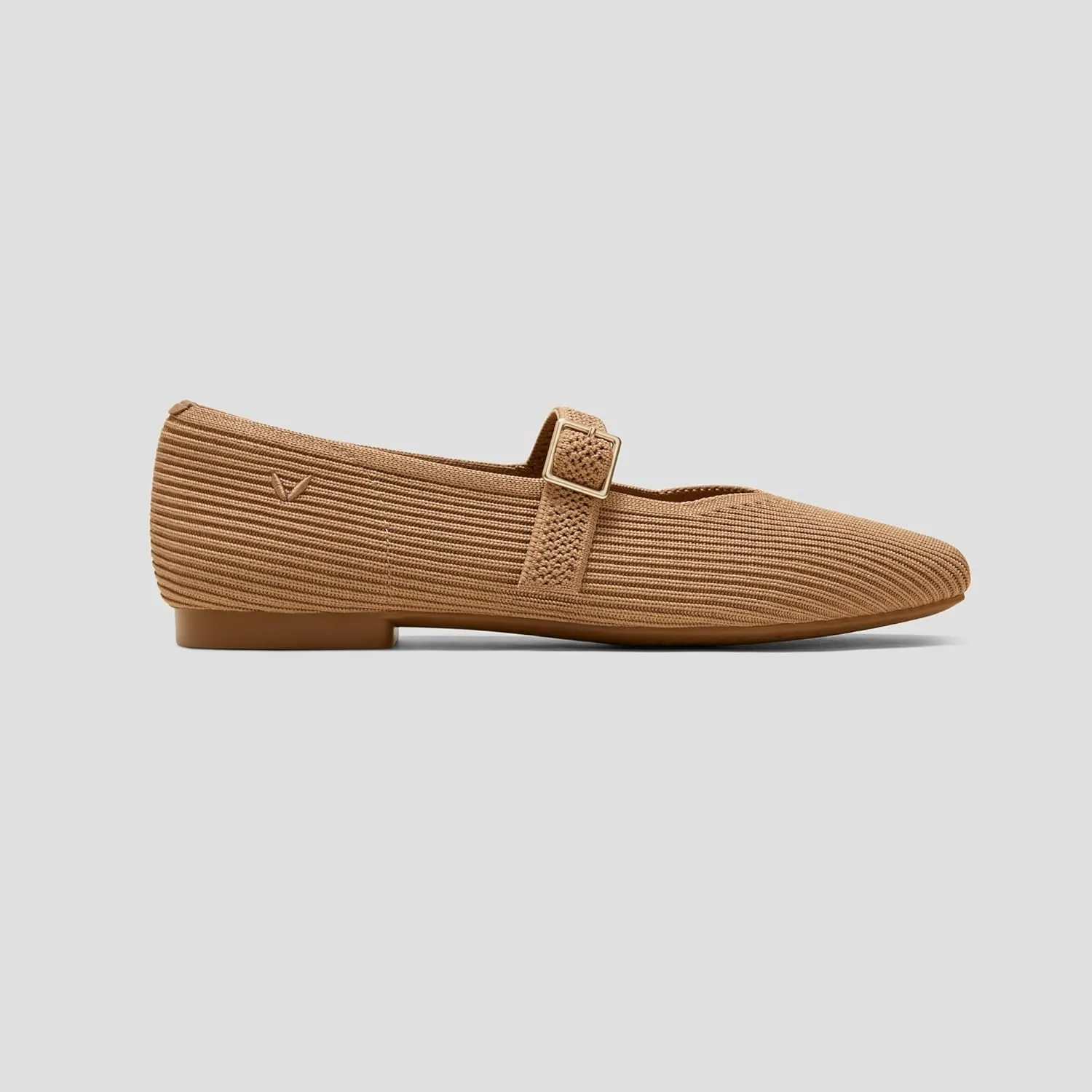 VIVAIA Margot Mary Jane Women Flat Shoes Comfortable for Work with Arch Support Slip on Square-Toe Washable Shoes