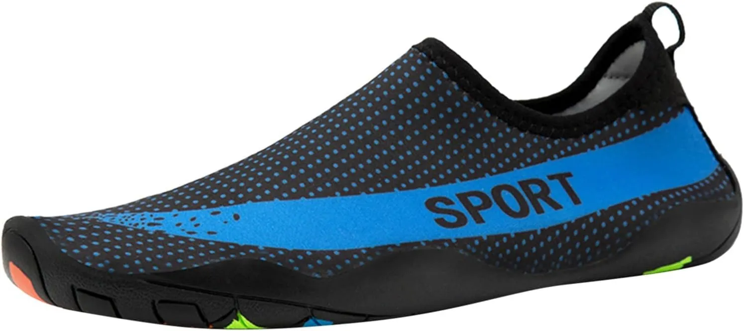 Water Shoes Men Closed Toe Non Slip Water Shoes for Hiking Women Extra Wide Water Shoes Jogging Quick Dry Pool Sports Sneaker for Beach Swim Surf Water Sport