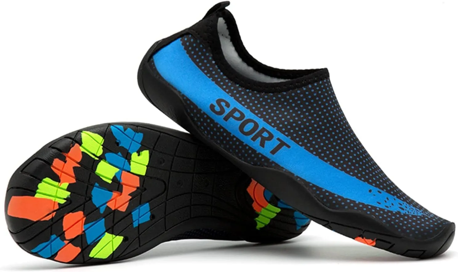 Water Shoes Men Closed Toe Non Slip Water Shoes for Hiking Women Extra Wide Water Shoes Jogging Quick Dry Pool Sports Sneaker for Beach Swim Surf Water Sport