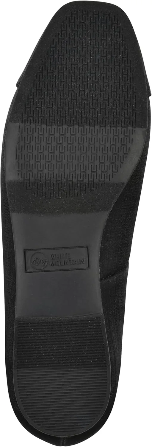 WHITE MOUNTAIN Women's Bocci Dressy Cap Toe Ballet Flat