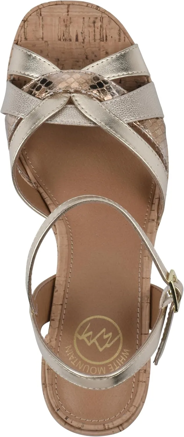 WHITE MOUNTAIN Women's Dubonnet Platform Sandal