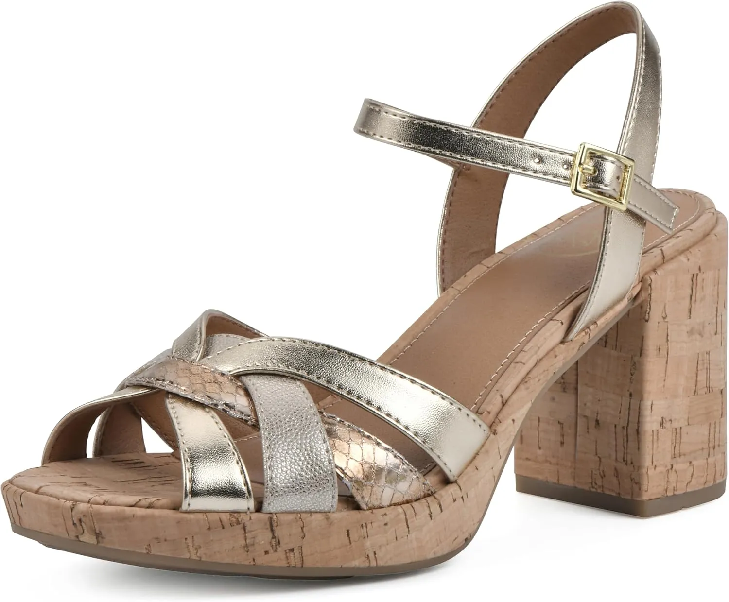 WHITE MOUNTAIN Women's Dubonnet Platform Sandal