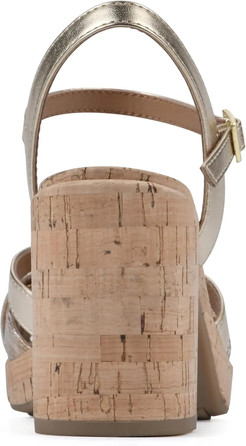 WHITE MOUNTAIN Women's Dubonnet Platform Sandal
