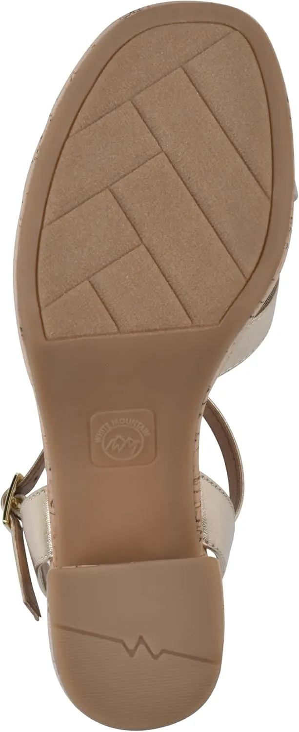WHITE MOUNTAIN Women's Dubonnet Platform Sandal