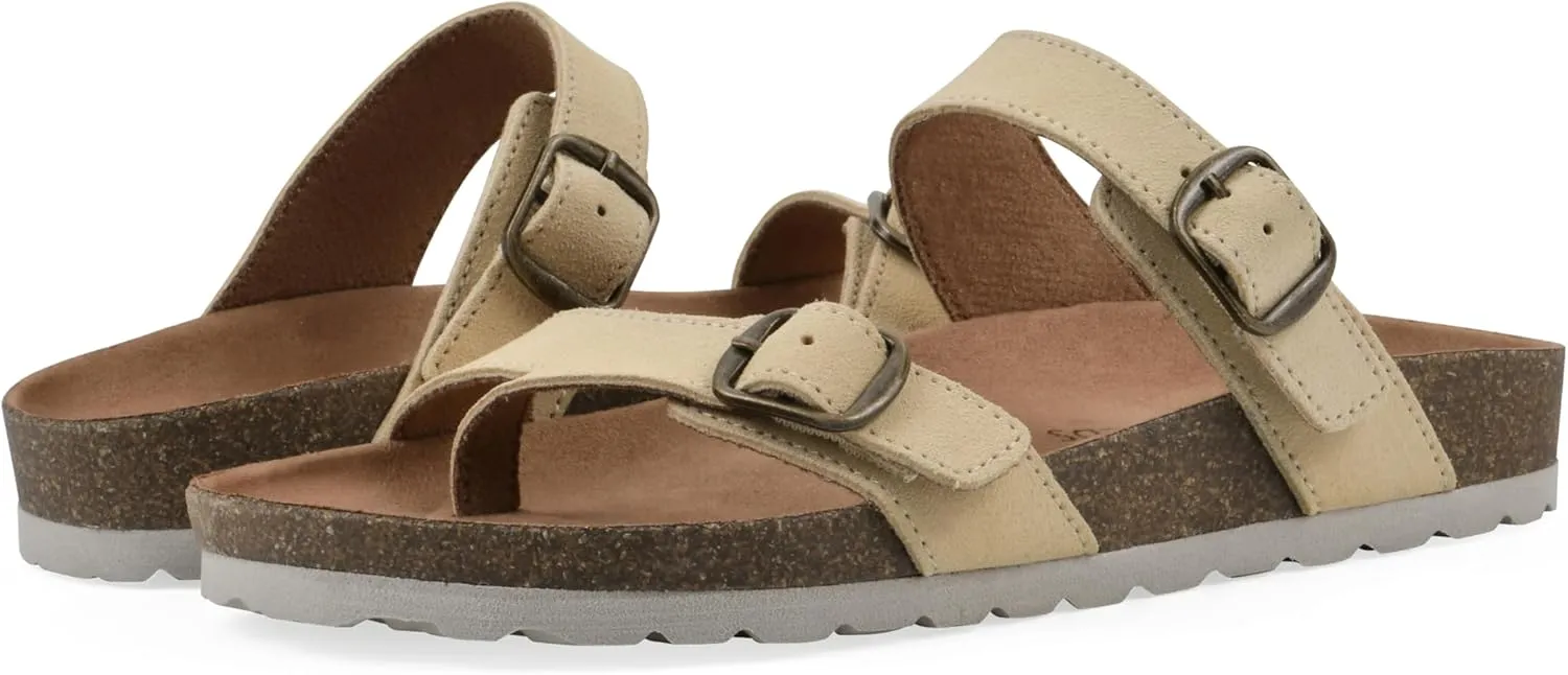 WHITE MOUNTAIN Women's Grams Signature Comfort-Molded Footbed Sandal