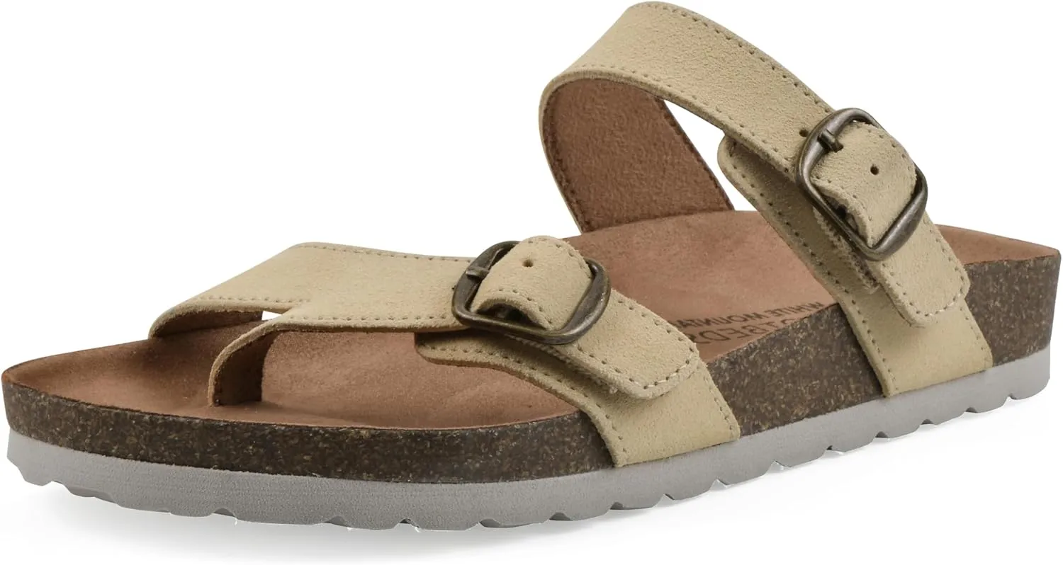 WHITE MOUNTAIN Women's Grams Signature Comfort-Molded Footbed Sandal