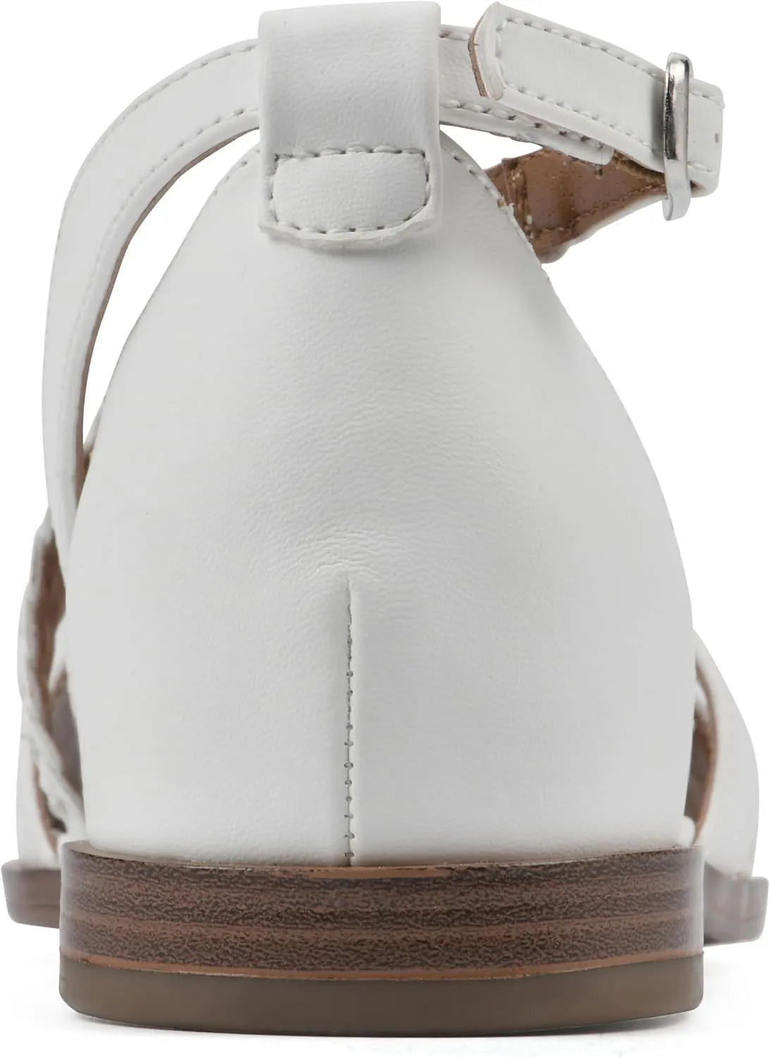 WHITE MOUNTAIN Women's Kika Open Toe Flat Sandal