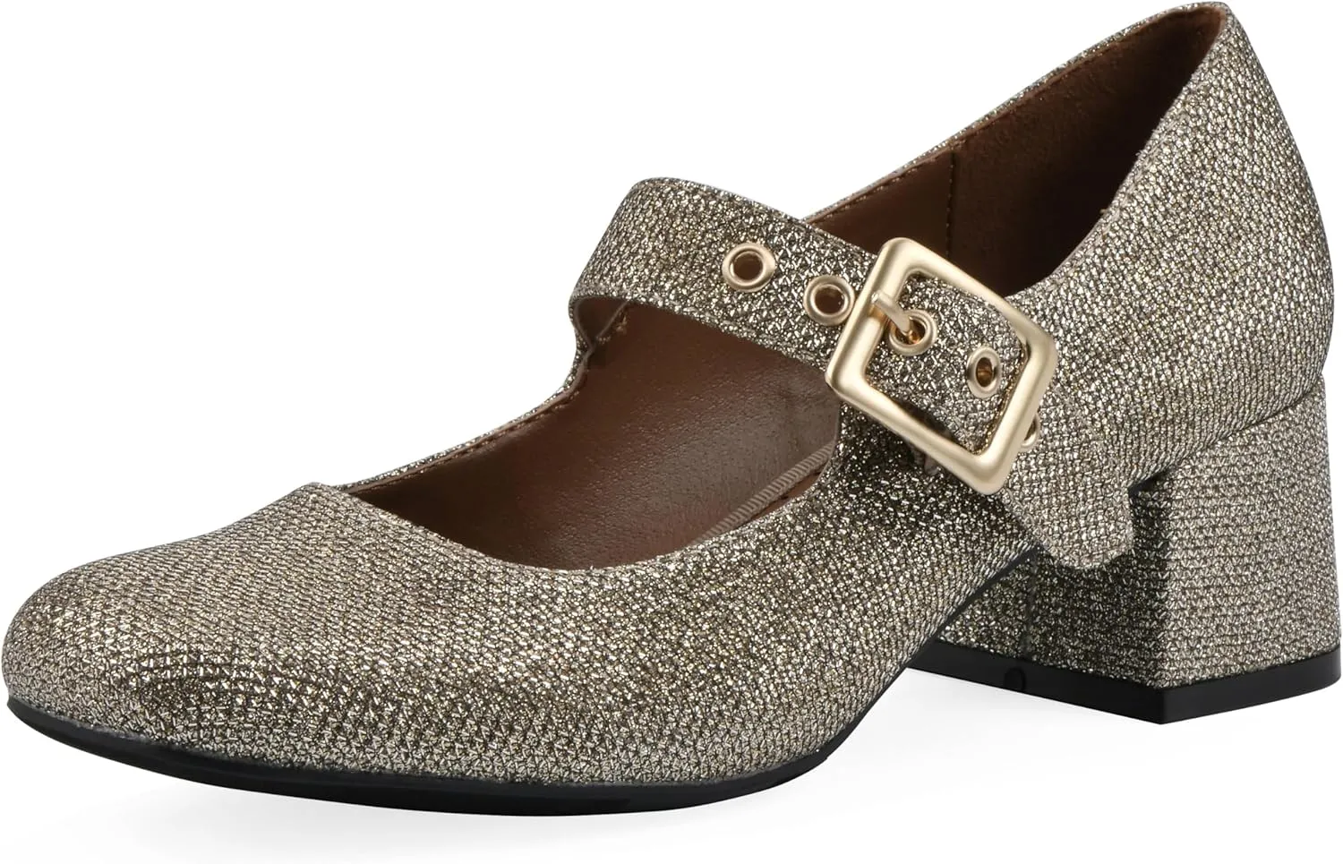 WHITE MOUNTAIN Women's Lasso Mary Jane Block Heel