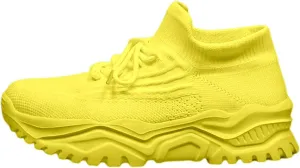 Wide Toe Box Sneakers Women Fashion Platform Chunky Sneakers Loafers Comfortable Breathable Wedge Walking Sport Casual Shoes Mesh Slip On Walking Shoes