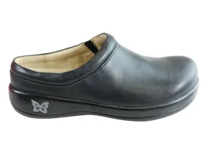 Womens Alegria Kayla Leather Open Back Shoes
