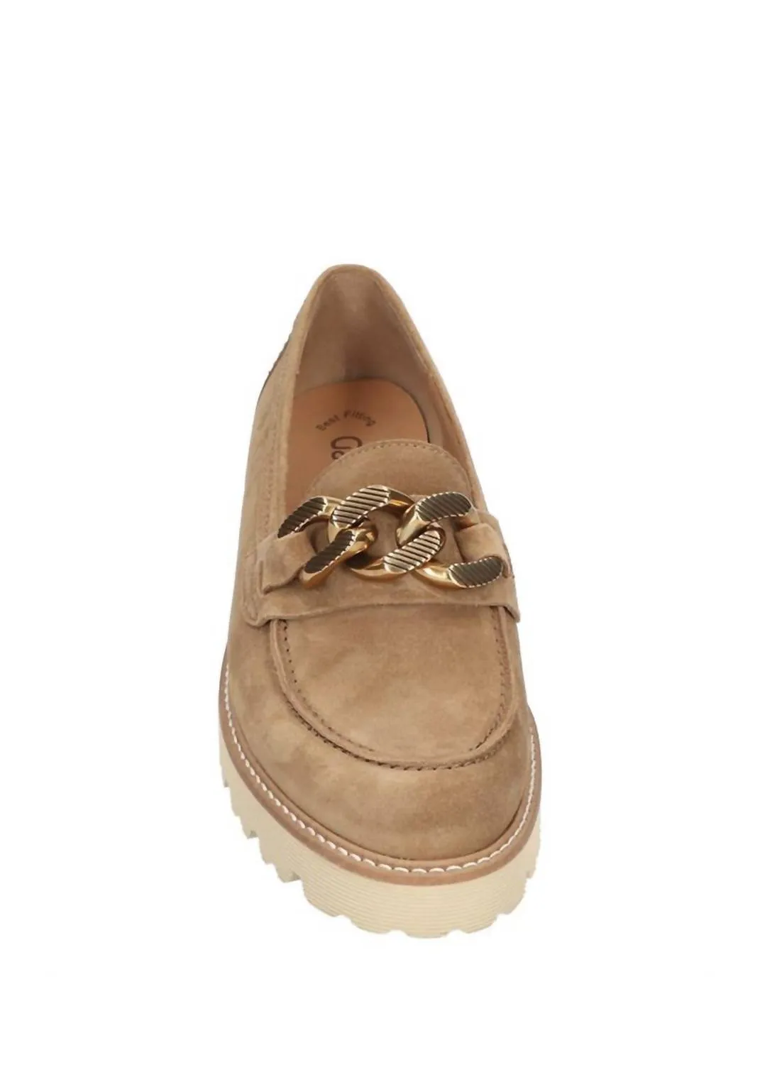 Women's Chain Loafer In Natural