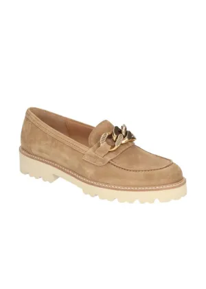 Women's Chain Loafer In Natural