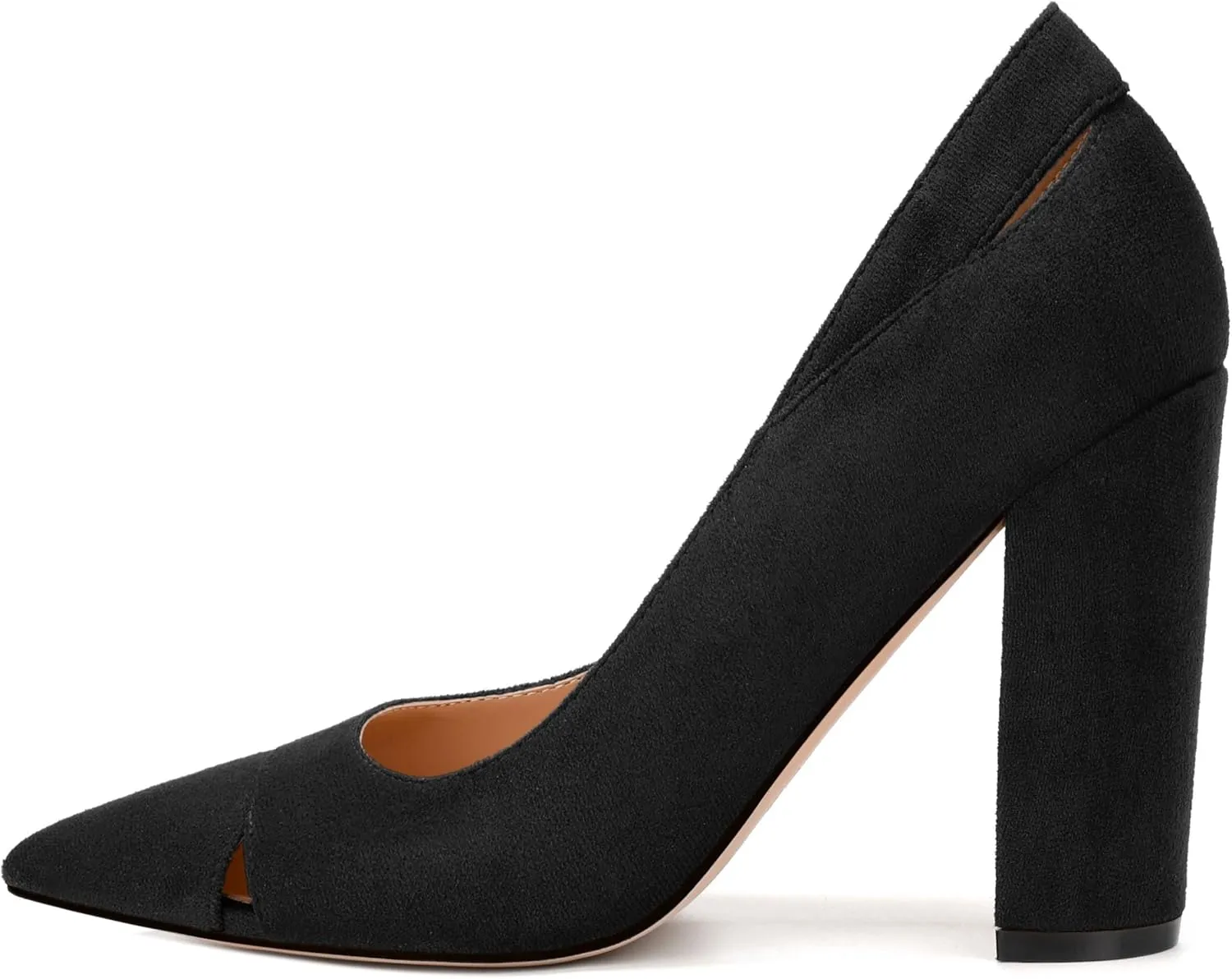 Women's Pumps, Pointed Toe High Heels Shoes for Women, Fashion Classic Pointed Toe High Chunky Heel Dress Pump Shoes