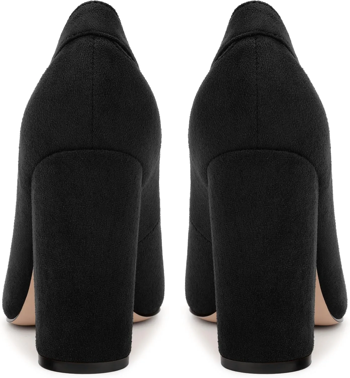 Women's Pumps, Pointed Toe High Heels Shoes for Women, Fashion Classic Pointed Toe High Chunky Heel Dress Pump Shoes