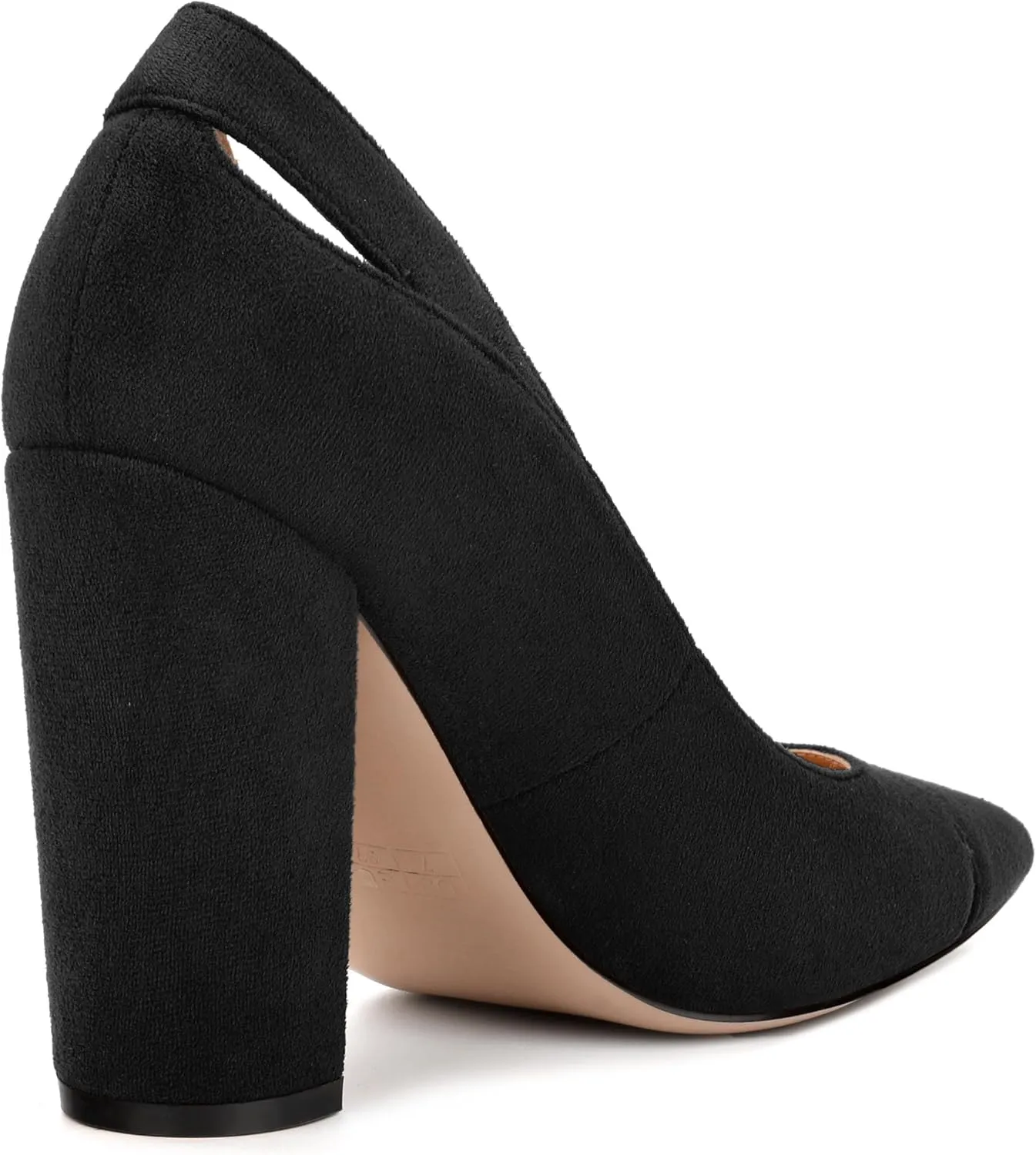 Women's Pumps, Pointed Toe High Heels Shoes for Women, Fashion Classic Pointed Toe High Chunky Heel Dress Pump Shoes