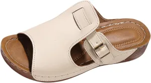 Womens Sandals Wedge Sandals Summer Beach Hollow Out Sandal 2025 Width Orthopedic Platform Open Toe Sandal