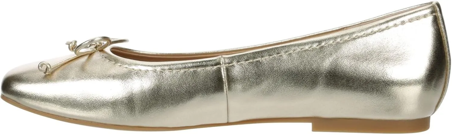 XAPPEAL Avery - Women's Slip-On Square Toe Ballet Flat with Bow