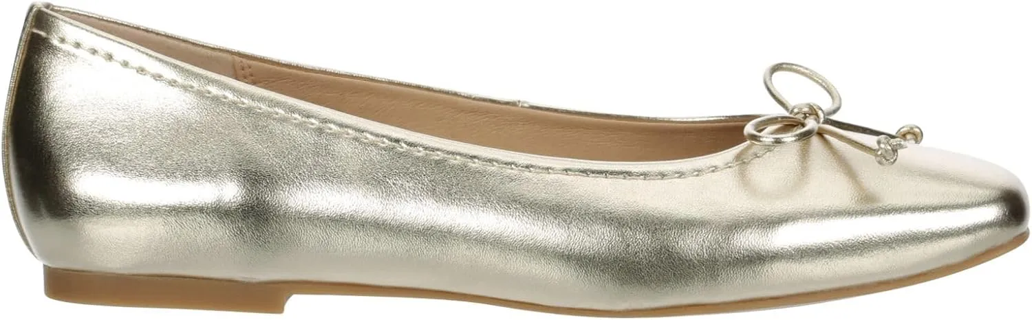 XAPPEAL Avery - Women's Slip-On Square Toe Ballet Flat with Bow