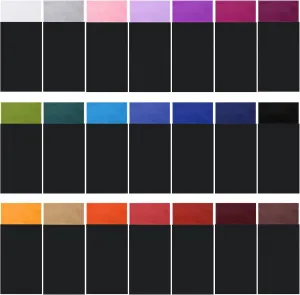 Xuhal 21 Pcs Prefolded Pocket Squares for Men Flat Polyester Rectangular Pocket Square Masculine Suit Handkerchief on Card, 21 Colors