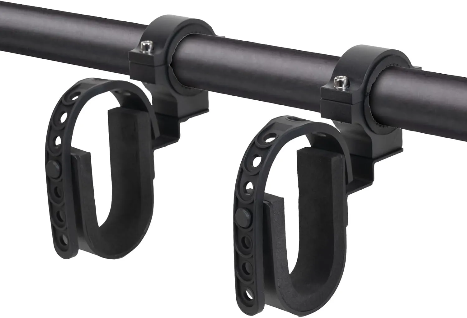 YCHOW-TECH UTV Tool Holder Rack, Roll Bar Tool Rack Fits for 1.75”- 2” Roll Bars Roll Bar UTV Rack Compatible with Polaris RZR Ranger Can-Am Kawasaki Snowmobile Golf Cart